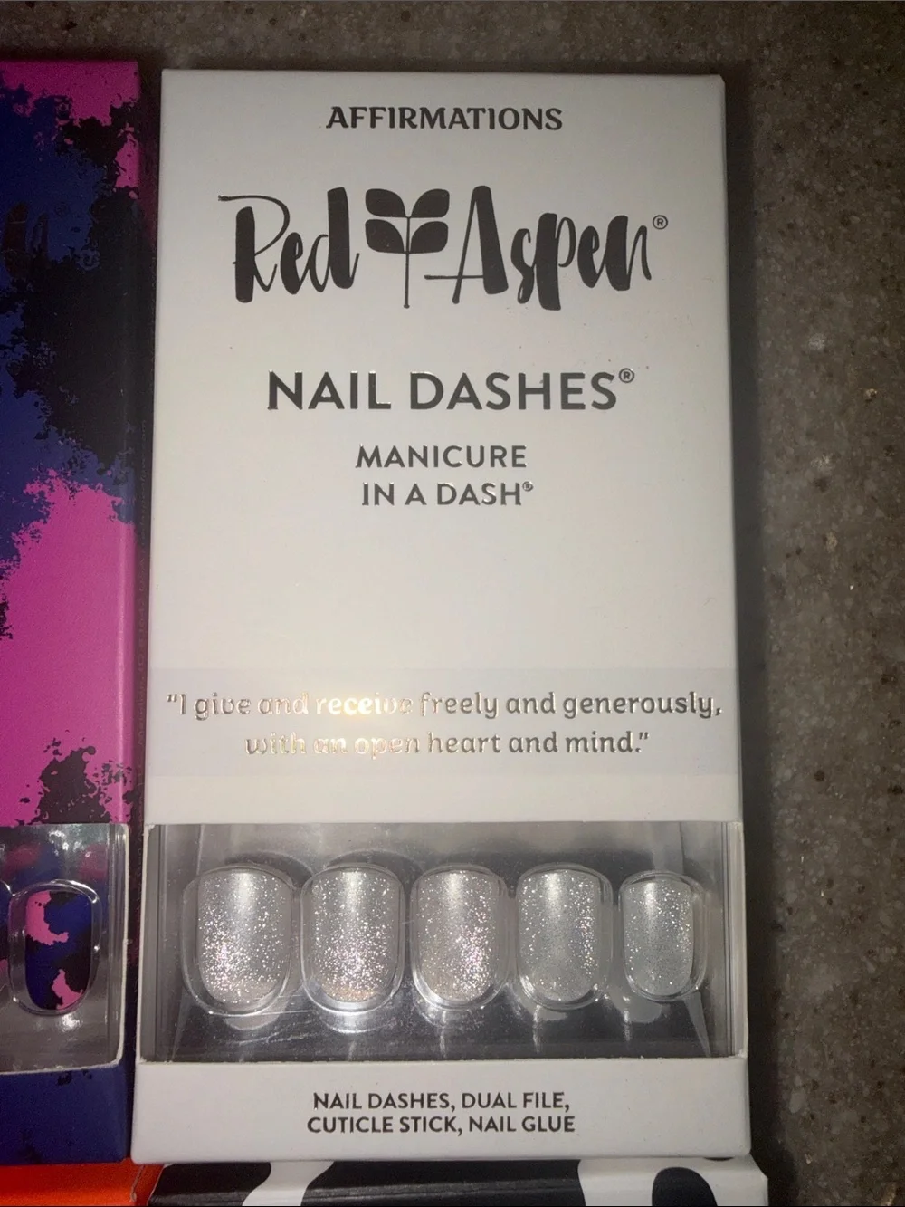 Red Aspen Nail Dashes Press-On Nails - Multi Color Pack